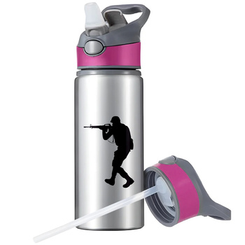 MUG SPORTS BOTTLE WATER BOTTLE WITH STRAW WITH HANDLE SURVIVAL 
