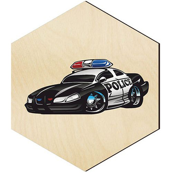  WOODEN DECORATIVE PANEL FOR A WALL HEXAGON