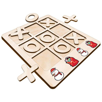 TIC TACK TOE GAME GIFT AND SNOWMAN