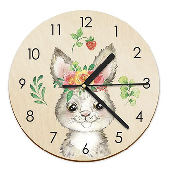 WOODEN WALL CLOCK FOR CHILDREN