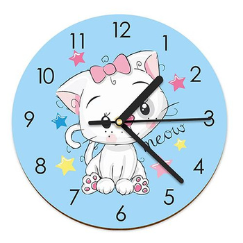 WOODEN WALL CLOCK FOR CHILDREN