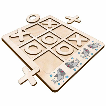 TIC TACK TOE GAME SHARK FISH