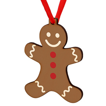 Wooden bauble for the Christmas tree