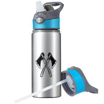 MUG SPORTS BOTTLE WATER BOTTLE WITH STRAW WITH HANDLE SURVIVAL 