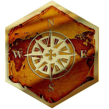  MIRROR DECORATIVE PANEL FOR THE WALL HEXAGON 