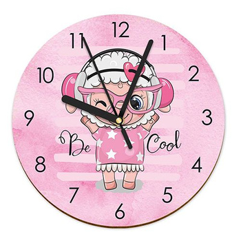 WOODEN WALL CLOCK FOR CHILDREN