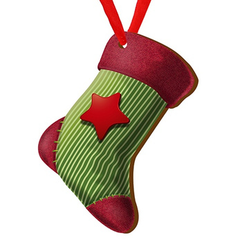 Wooden bauble for the Christmas tree