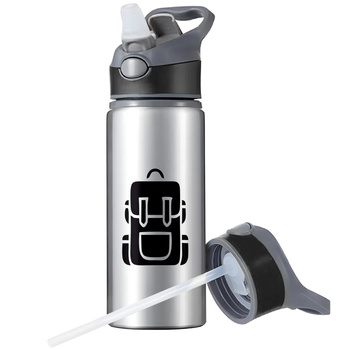 MUG SPORTS BOTTLE WATER BOTTLE WITH STRAW WITH HANDLE SURVIVAL 