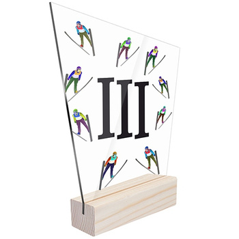 3rd place Sports statuette ski jumping for a ski jumper