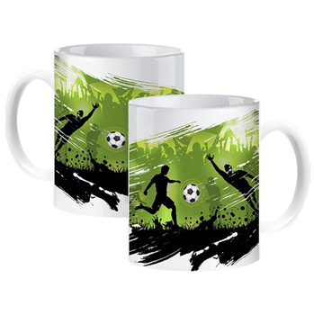 Football sports mug for a footballer
