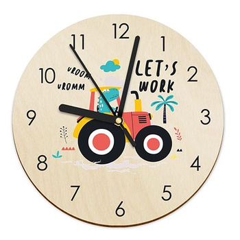 WOODEN WALL CLOCK FOR CHILDREN