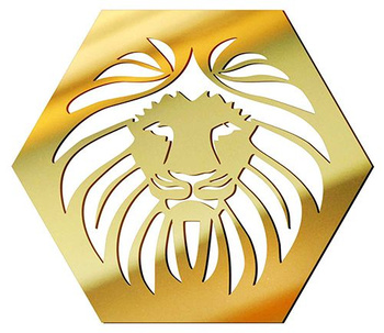  MIRROR DECORATIVE PANEL FOR THE WALL HEXAGON 