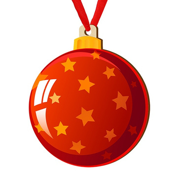 Wooden bauble for the Christmas tree