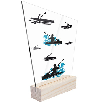 Sports statuette kayaking for a kayaker