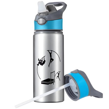 MUG SPORTS BOTTLE WATER BOTTLE WITH STRAW WITH HANDLE SURVIVAL 