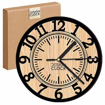 WALL CLOCK, WOODEN LOFT, MODERN
