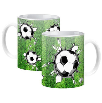 Football sports mug for a footballer
