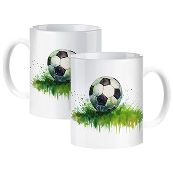 Football sports mug for a footballer