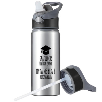 MUG SPORTS BOTTLE WATER BOTTLE WITH STRAW WITH HANDLE SURVIVAL 