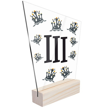 3rd place Sports statuette chess tournament for chess player