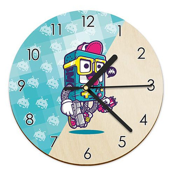 WOODEN WALL CLOCK FOR CHILDREN