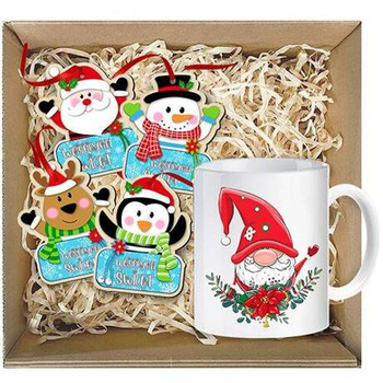 BASKET GIFT SET FOR SANTA'S DAY CHRISTMAS GIFT CHRISTMAS TREE CHRISTMAS BOX