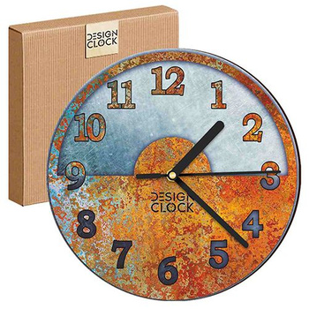 WALL CLOCK WOODEN IRON