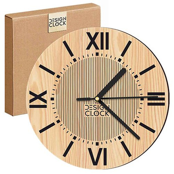 WALL CLOCK, WOODEN LOFT, MODERN