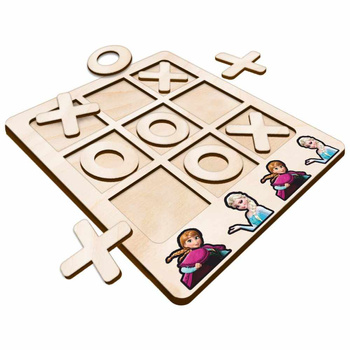 TIC TACK TOE GAME ELSA AND ANNA