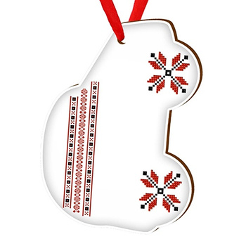 Wooden bauble for the Christmas tree