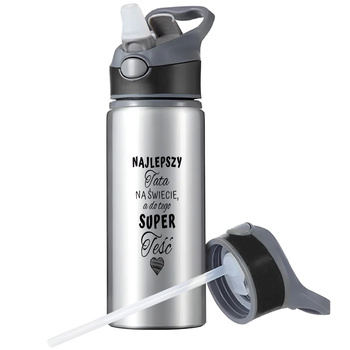 MUG SPORTS BOTTLE WATER BOTTLE WITH STRAW WITH HANDLE SURVIVAL 