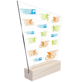 Sports statuette triathlon