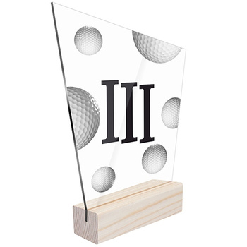 3rd place Sports statuette golf for a golfer 