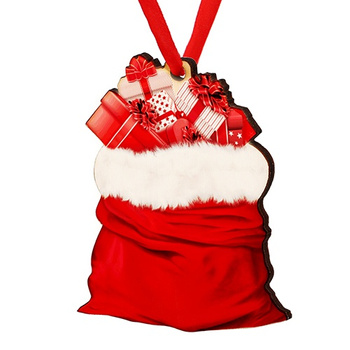 Wooden bauble for the Christmas tree