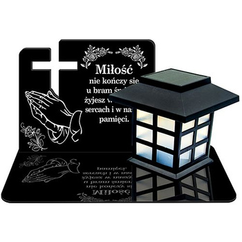 SOLAR LED CANDLE STATUETTE FOR CEMETERY GRAVE LARGE BASE