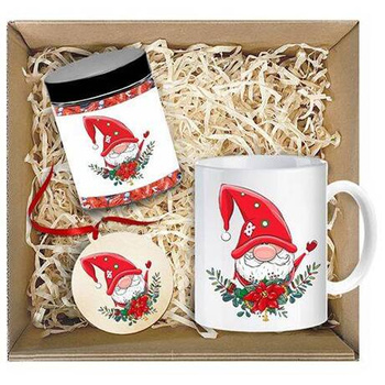 BASKET GIFT SET FOR SANTA'S DAY CHRISTMAS GIFT CHRISTMAS TREE CHRISTMAS BOX