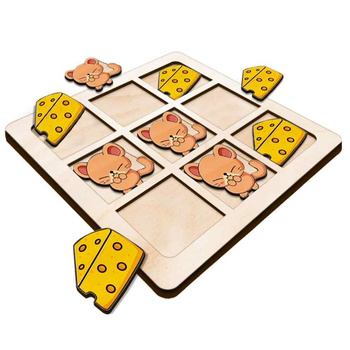 TIC TACK TOE GAME MOUSE AND CHEESE