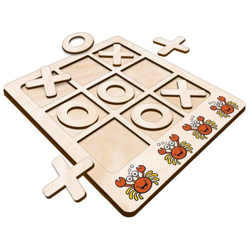 TIC TACK TOE GAME CRAB ANIMAL