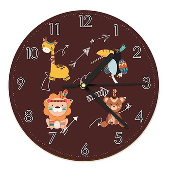 WOODEN WALL CLOCK FOR CHILDREN