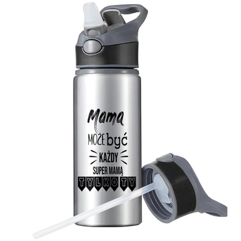 MUG SPORTS BOTTLE WATER BOTTLE WITH STRAW WITH HANDLE SURVIVAL 