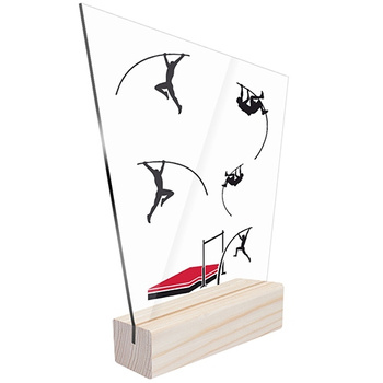 Sports statuette pole vault