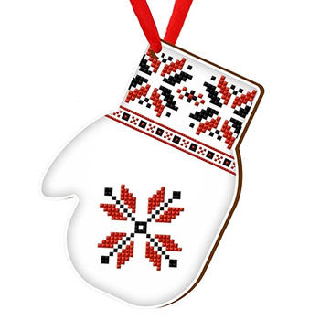 Wooden bauble for the Christmas tree