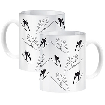 SKI JUMPING MUG FOR A SKI JUMPER