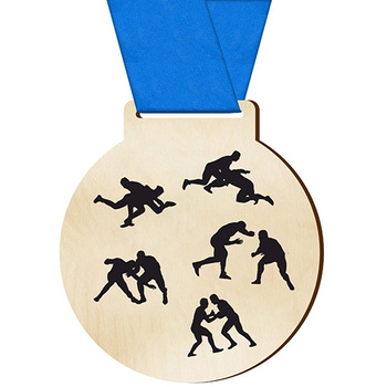 Sports medal wrestling for a wrestler
