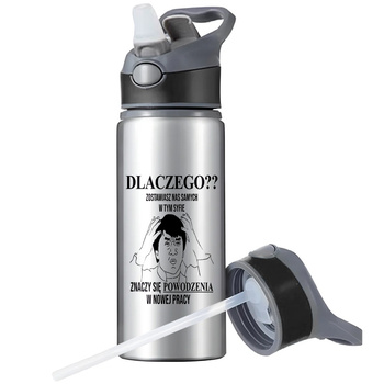 MUG SPORTS BOTTLE WATER BOTTLE WITH STRAW WITH HANDLE SURVIVAL 