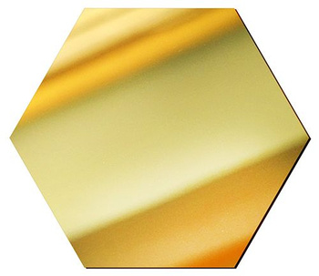  MIRROR DECORATIVE PANEL FOR THE WALL HEXAGON 