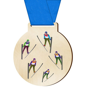 Sports medal ski jumping for the jumper
