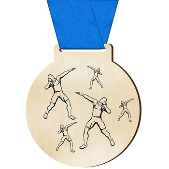 Sports medal shot put