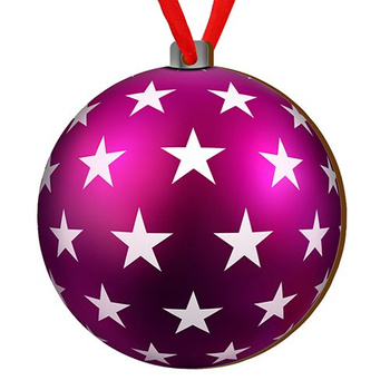 Wooden bauble for the Christmas tree