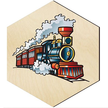  WOODEN DECORATIVE PANEL FOR A WALL HEXAGON